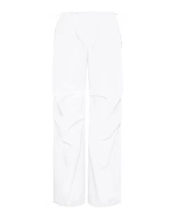 PIA PARACHUTE PANT WHITE -Fashion Haven Shop STEVEMADDEN APPAREL RTW0326 WHITE GHOST