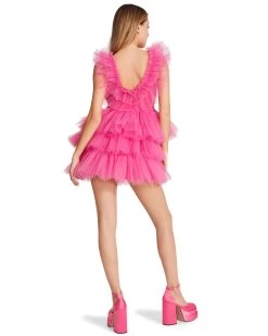 CARRIE DRESS PINK -Fashion Haven Shop STEVEMADDEN APPAREL RTW0327 PINK SMALL 3634