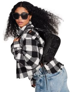 SAMMI TOP BLACK -Fashion Haven Shop STEVEMADDEN APPAREL RTW0328 BLACK LARGE 1158