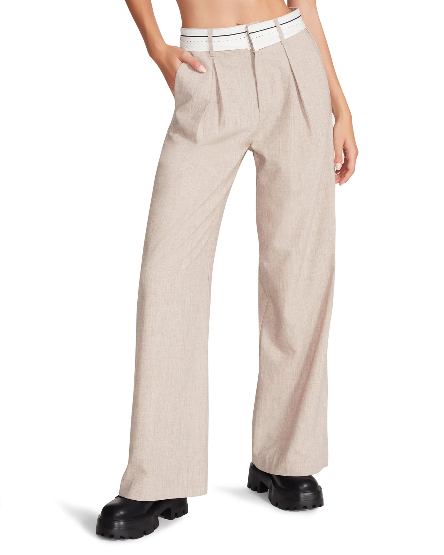 IZZIE TROUSER LIGHT TAUPE 5 IZZIE TROUSER LIGHT TAUPE - Image 3