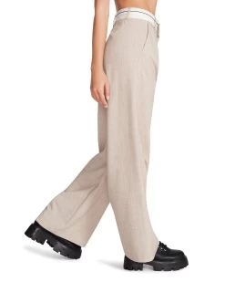 IZZIE TROUSER LIGHT TAUPE 12 IZZIE TROUSER LIGHT TAUPE -Fashion Haven Shop STEVEMADDEN APPAREL RTW0331 LIGHT TAUPE SMALL 1402