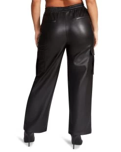 KOURT PANT BLACK 17 KOURT PANT BLACK -Fashion Haven Shop STEVEMADDEN APPAREL RTW0332 BLACK LARGE 1988