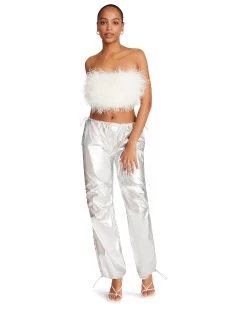 NESSA TOP WHITE -Fashion Haven Shop STEVEMADDEN APPAREL RTW0339 WHITE 01