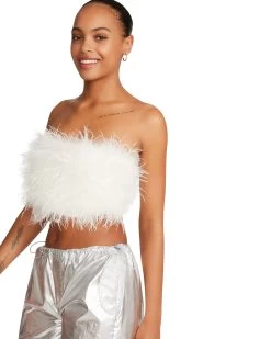 NESSA TOP WHITE -Fashion Haven Shop STEVEMADDEN APPAREL RTW0339 WHITE 03