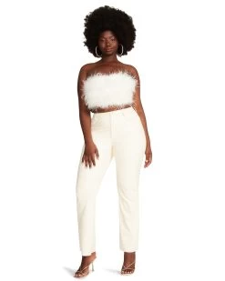 NESSA TOP WHITE -Fashion Haven Shop STEVEMADDEN APPAREL RTW0339 WHITE 09