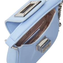 BGLANCED BLUE -Fashion Haven Shop STEVEMADDEN HANDBAGS BGLANCED BLUE INSIDE