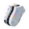 LIGHTNING BOLT LOW CUT SOCKS GREY MULTI -Fashion Haven Shop STEVEMADDEN LEGWEAR L BOLT5 GREY MULTI