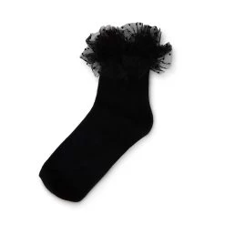 TULLE TUTU SOCKS BLACK