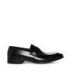 BEAUDON BLACK LEATHER 2 BEAUDON BLACK LEATHER -Fashion Haven Shop STEVEMADDEN MENS BEAUDON BLACK LEATHER SIDE