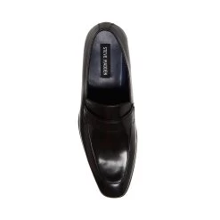 BEAUDON BLACK LEATHER 10 BEAUDON BLACK LEATHER -Fashion Haven Shop STEVEMADDEN MENS BEAUDON BLACK LEATHER TOP