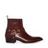 DASH BROWN LEATHER -Fashion Haven Shop STEVEMADDEN MENS DASH BROWN LEATHER SIDE
