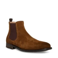RICHARD COGNAC SUEDE -Fashion Haven Shop STEVEMADDEN MENS RICHARD COGNAC SUEDE