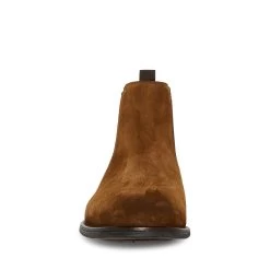 RICHARD COGNAC SUEDE -Fashion Haven Shop STEVEMADDEN MENS RICHARD COGNAC SUEDE FRONT