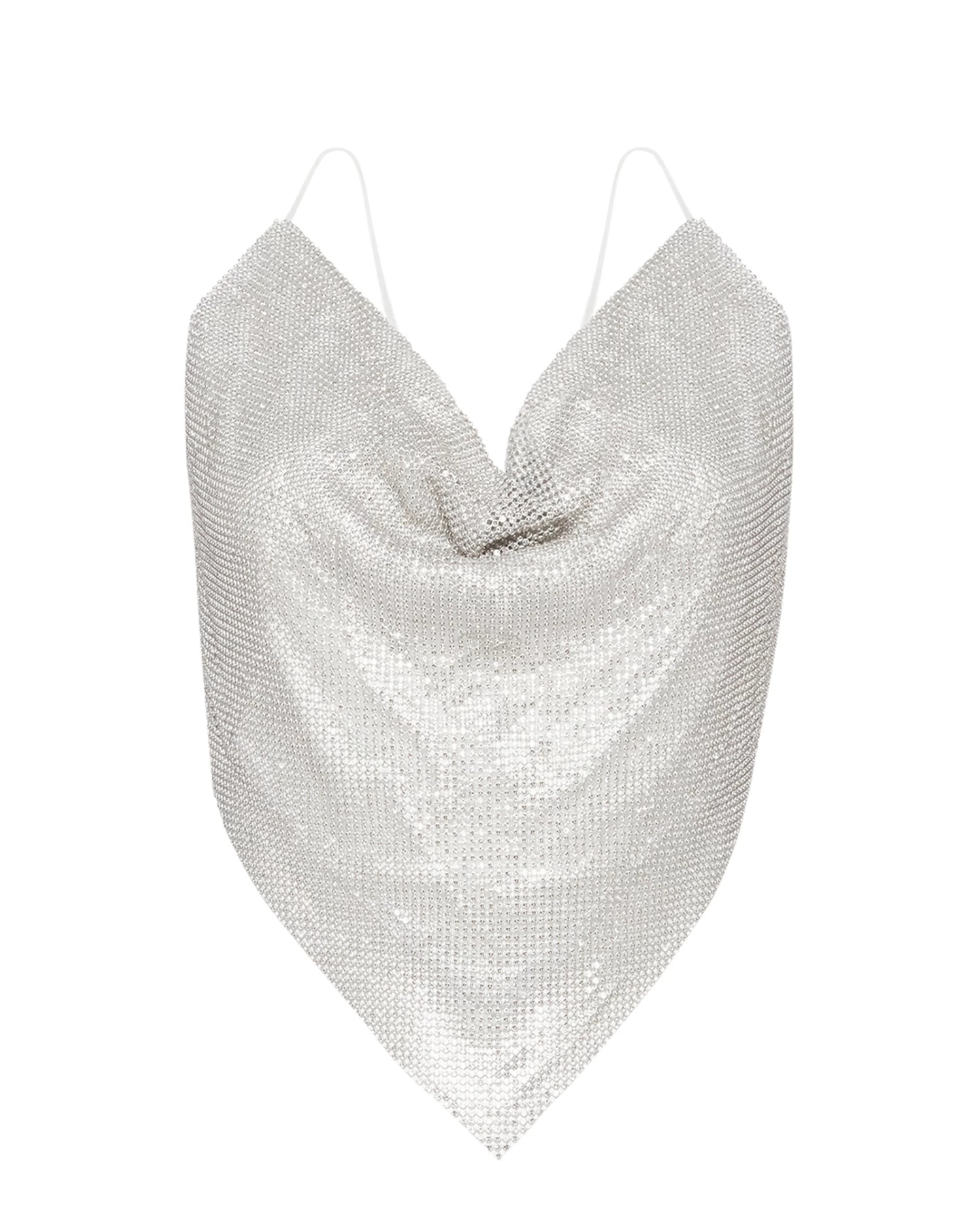 BARELY THERE RHINESTONE HALTER SILVER 14 BARELY THERE RHINESTONE HALTER SILVER - Image 12