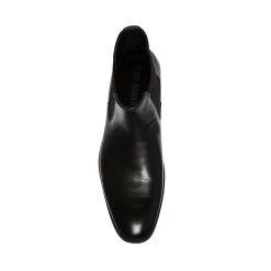 ADAMO BLACK LEATHER -Fashion Haven Shop STEVEMADDEN SHOES ADAMO BLACK LEATHER TOP