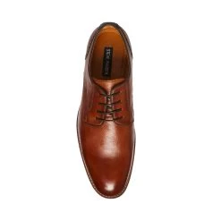 BANNON COGNAC LEATHER -Fashion Haven Shop STEVEMADDEN SHOES BANNON COGNAC TOP