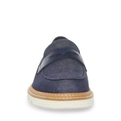 EWALD NAVY FABRIC 9 EWALD NAVY FABRIC -Fashion Haven Shop STEVEMADDEN SHOES EWALD NAVY FRONT