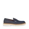 EWALD NAVY FABRIC -Fashion Haven Shop STEVEMADDEN SHOES EWALD NAVY SIDE