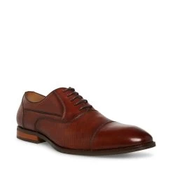 PROCTOR-R COGNAC LEATHER -Fashion Haven Shop STEVEMADDEN SHOES PROCTOR R COGNAC LEATHER